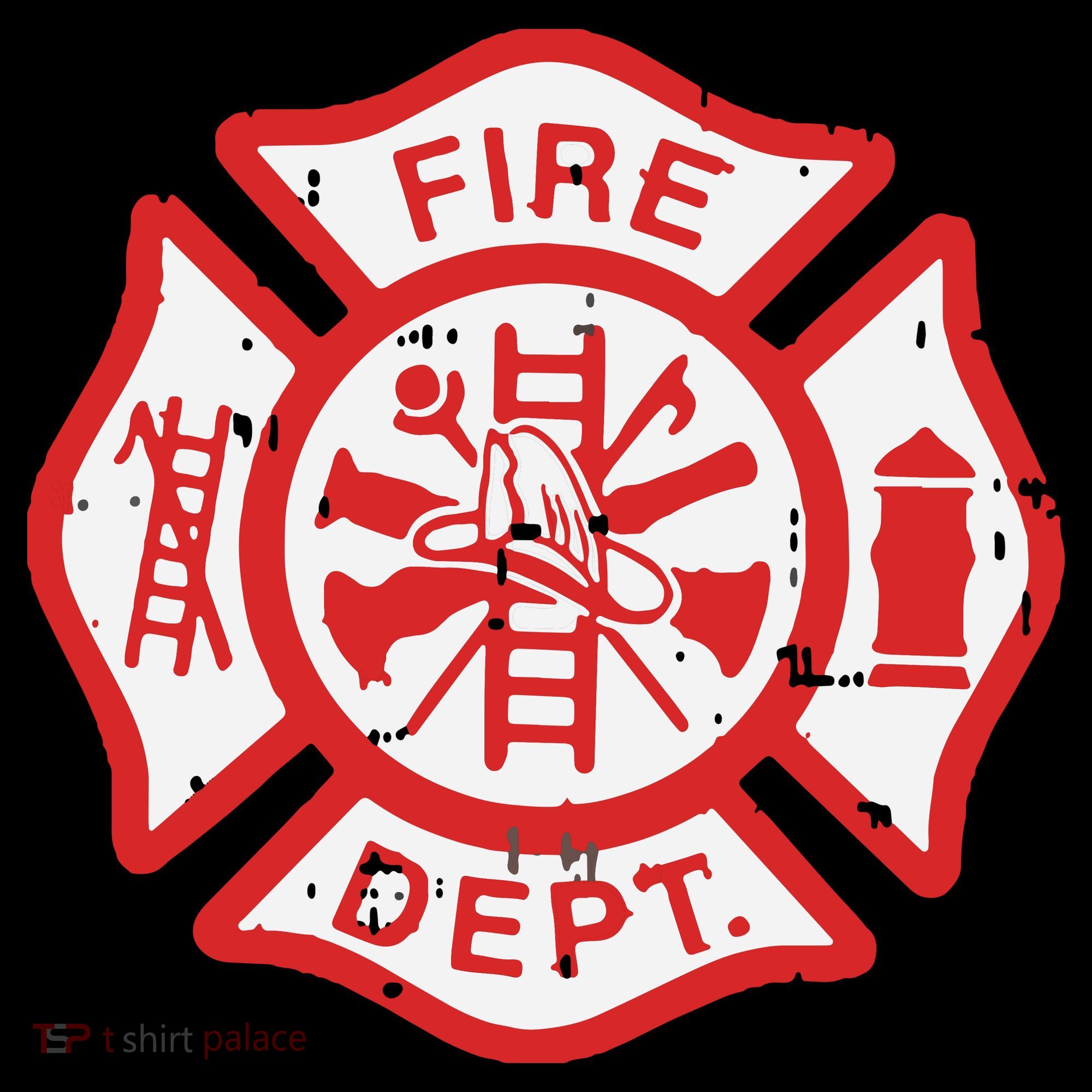 Fire Dept Logo Hero Halloween Firefighter Fireman Gift Toddler Hoodie