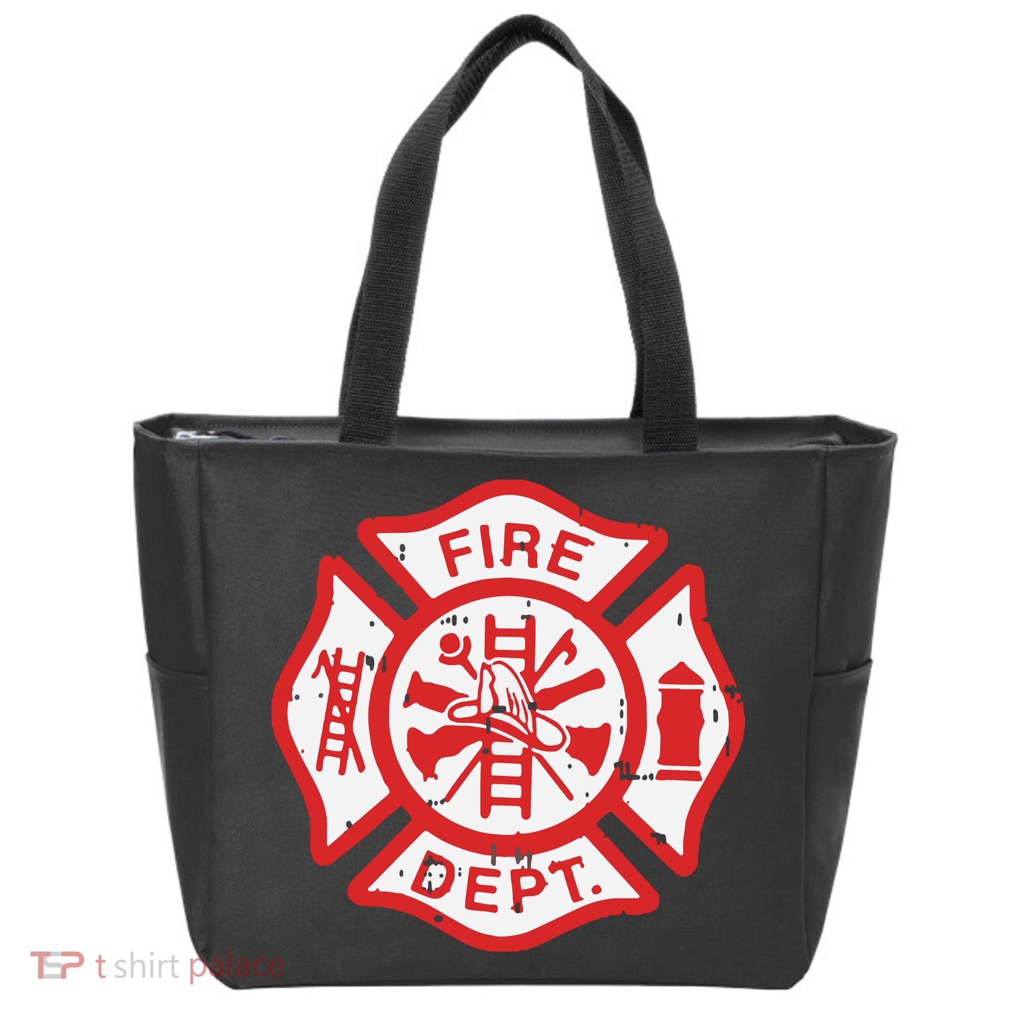 Fire Dept Logo Hero Halloween Firefighter Fireman Gift Tote Bag