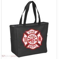 Fire Dept Logo Hero Halloween Firefighter Fireman Gift Tote Bag thumb 2