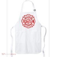 Fire Dept Logo Hero Halloween Firefighter Fireman Gift Apron thumb 0