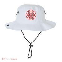 Fire Dept Logo Hero Halloween Firefighter Fireman Gift Bucket Hat thumb 0