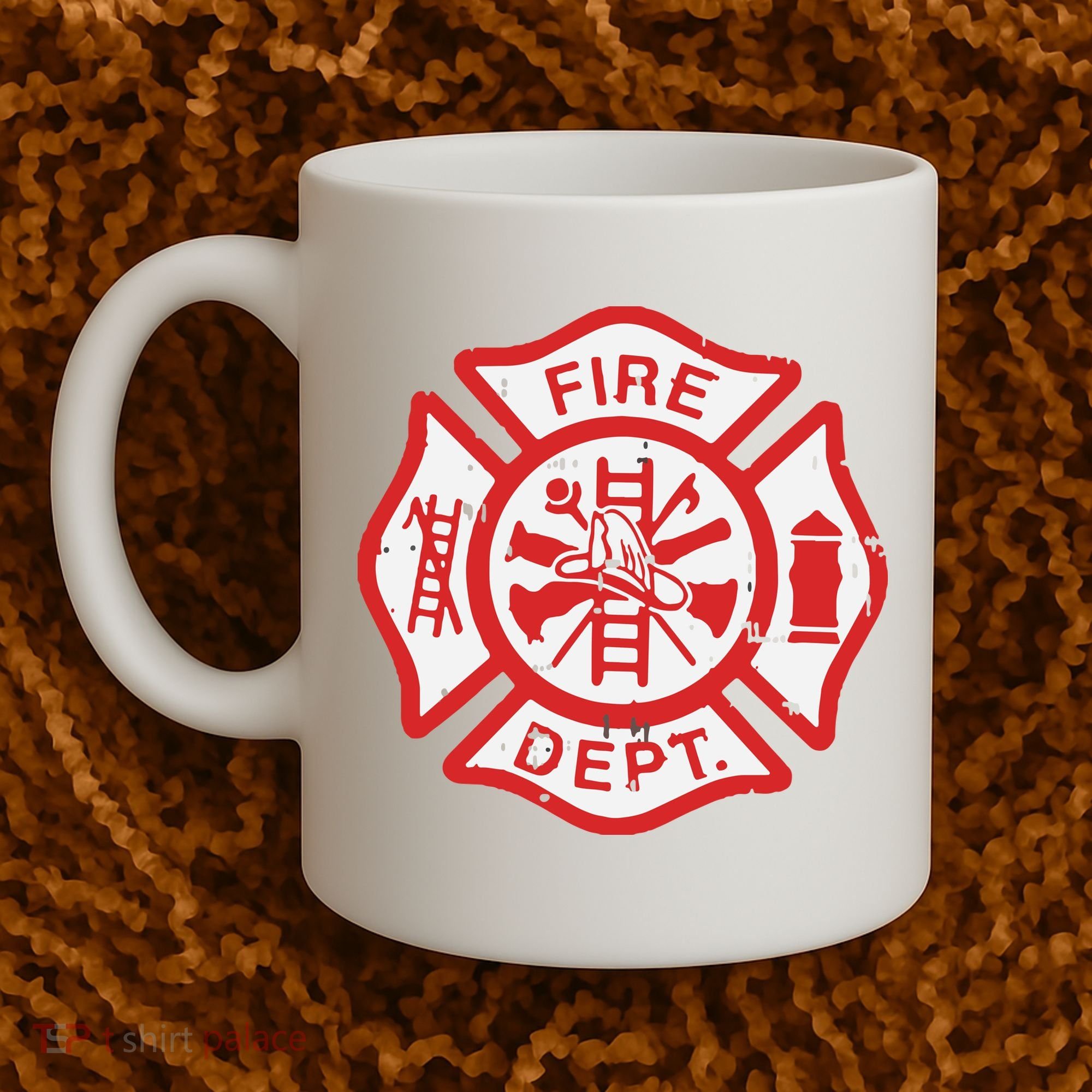 Fire Dept Logo Hero Halloween Firefighter Fireman Gift Coffee Mug