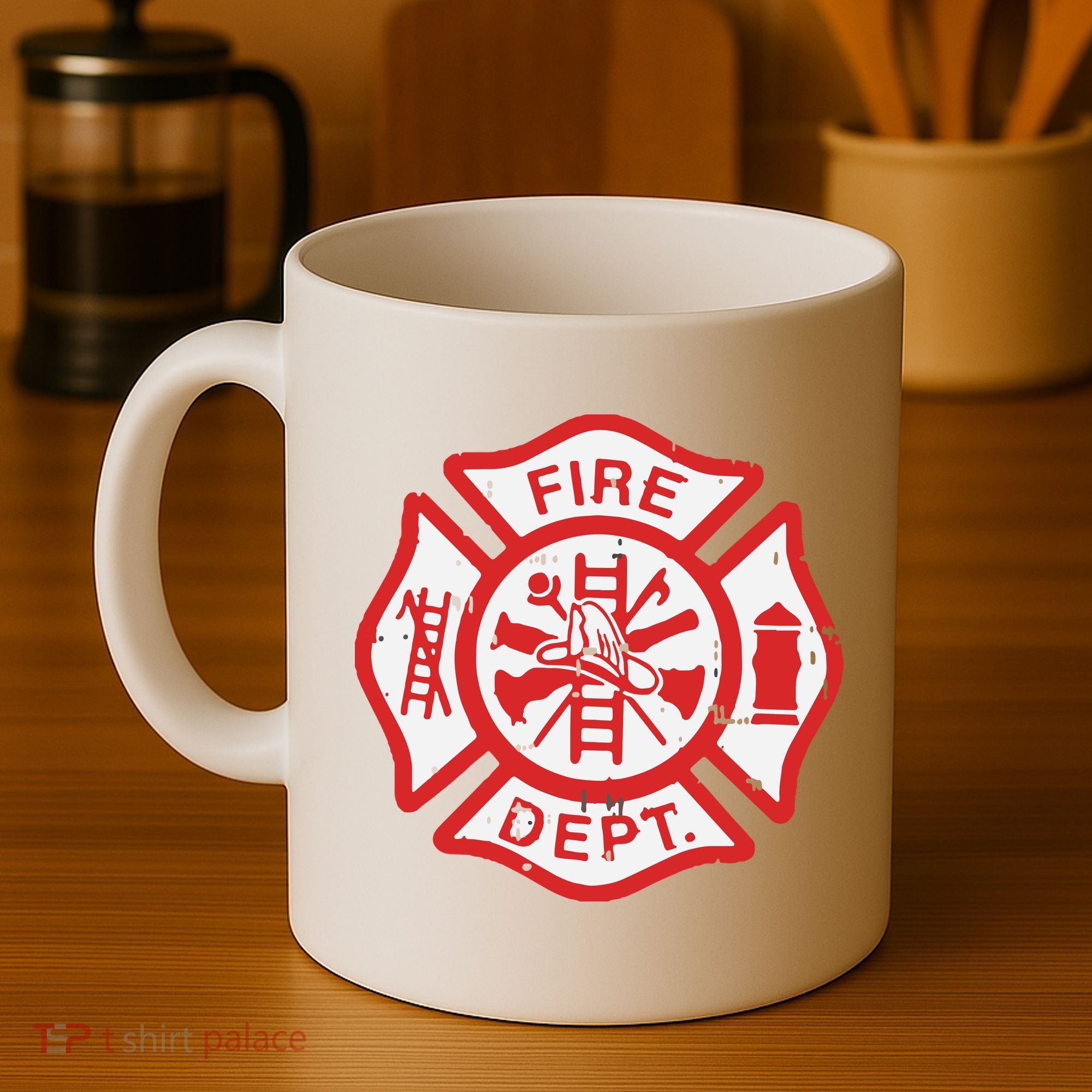 Fire Dept Logo Hero Halloween Firefighter Fireman Gift Coffee Mug