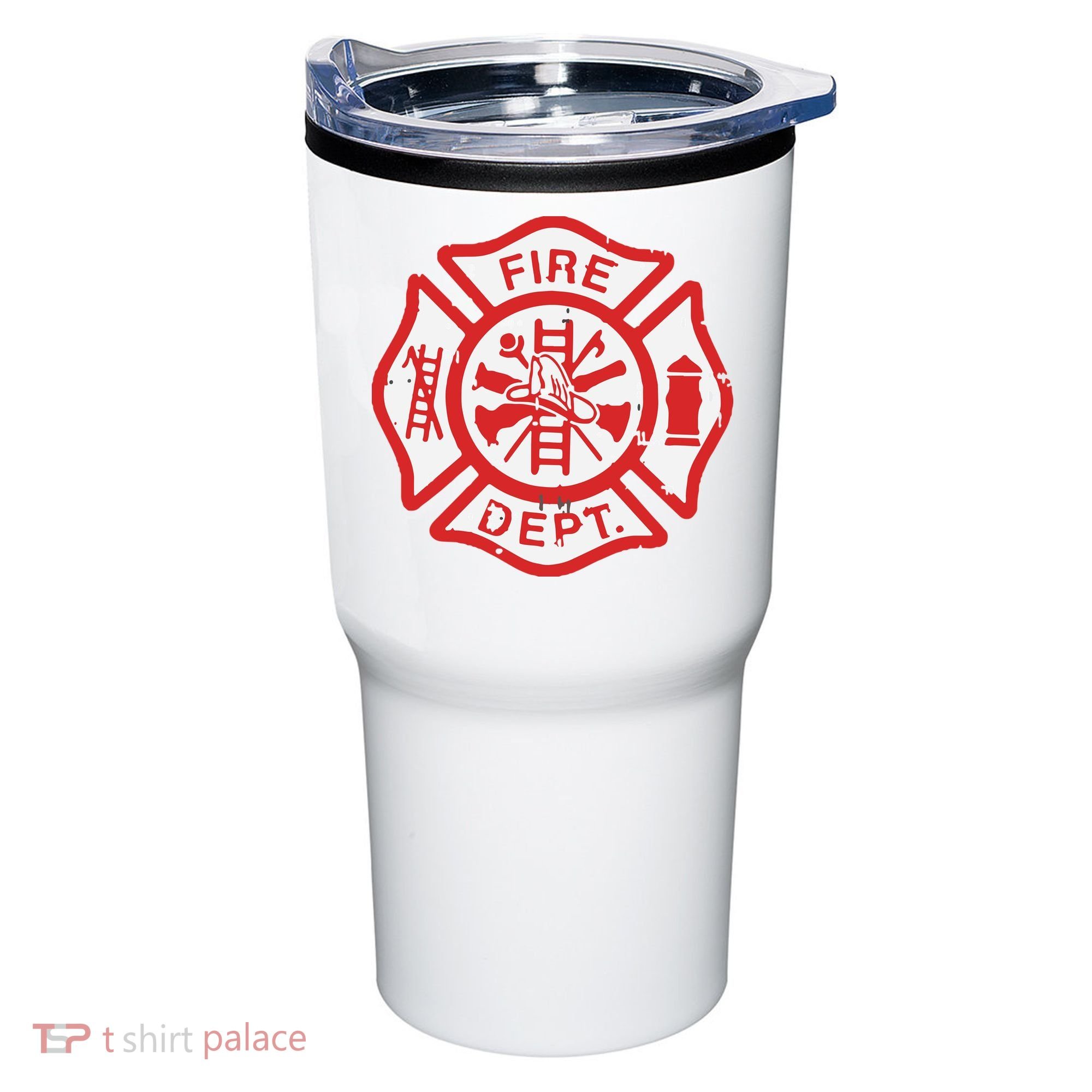 Fire Dept Logo Hero Halloween Firefighter Fireman Gift Tumbler