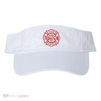 Fire Dept Logo Hero Halloween Firefighter Fireman Gift Visor thumb 0