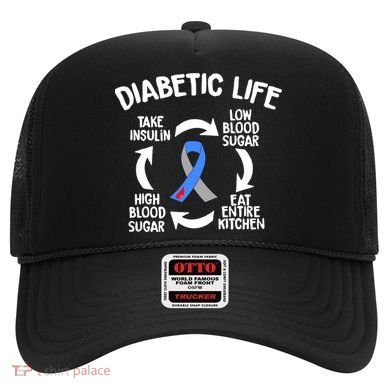 Funny Diabetic Life Cycle Diabetes Awareness Hat