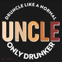 Funny Druncle Like A Normal Uncle Only Drunker Doggie Tank thumb 4