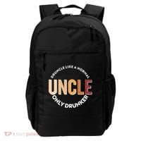 Funny Druncle Like A Normal Uncle Only Drunker Backpack thumb 0