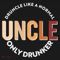 Funny Druncle Like A Normal Uncle Only Drunker Backpack thumb 2