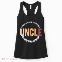 Funny Druncle Like A Normal Uncle Only Drunker Women's Tank Top thumb 0