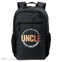 Funny Druncle Like A Normal Uncle Only Drunker Backpack thumb 0