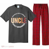 Funny Druncle Like A Normal Uncle Only Drunker Pajama Set thumb 0
