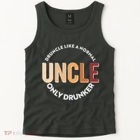 Funny Druncle Like A Normal Uncle Only Drunker Tank Top thumb 2