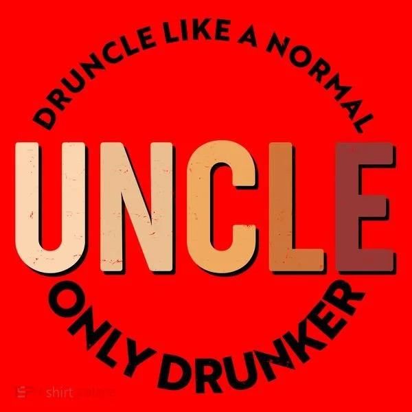 Funny Druncle Like A Normal Uncle Only Drunker Santa Hat