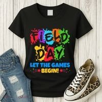 Field Day Let The Games Begin Sporty Day Women's T-Shirt thumb 3