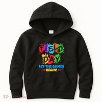 Field Day Let The Games Begin Sporty Day Kids Hoodie thumb 0