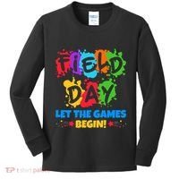 Field Day Let The Games Begin Sporty Day Kids Long Sleeve Shirt thumb 0