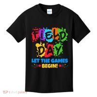 Field Day Let The Games Begin Sporty Day Kids T-Shirt thumb 0