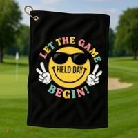 Field Day Let The Games Begin Golf Towel thumb 1