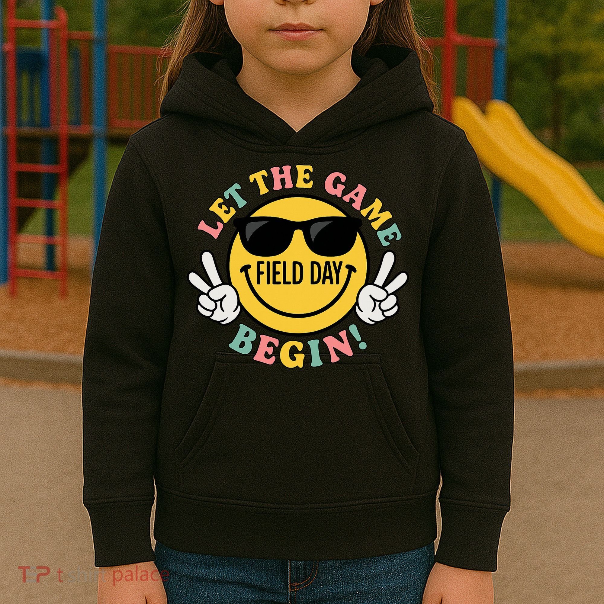 Field Day Let The Games Begin Kids Hoodie