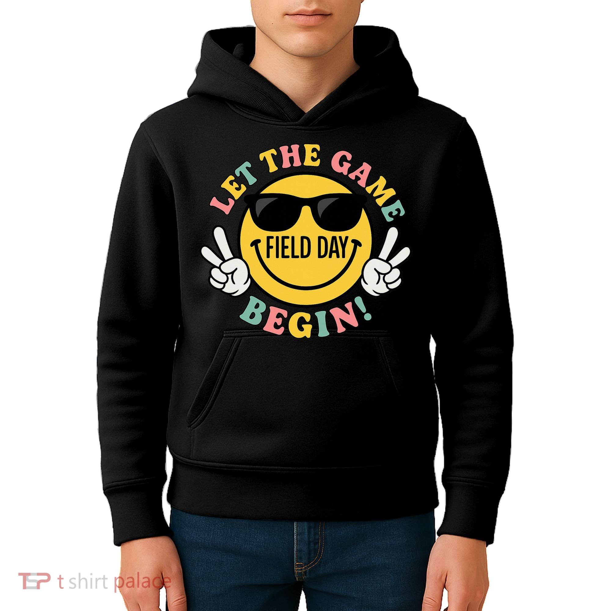 Field Day Let The Games Begin Kids Hoodie