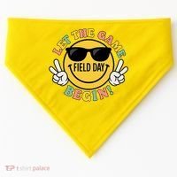 Field Day Let The Games Begin USA-Made Doggie Bandana thumb 0