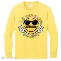 Field Day Let The Games Begin Kids Long Sleeve Shirt thumb 0