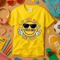 Field Day Let The Games Begin Kids T-Shirt thumb 3