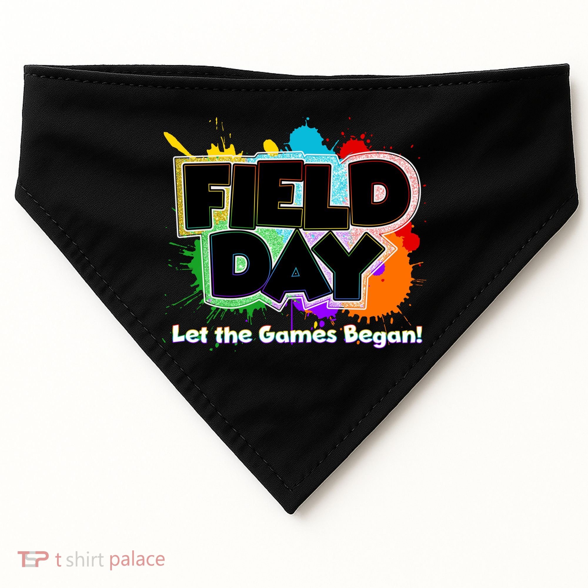 Field Day Let The Game Begin USA-Made Doggie Bandana