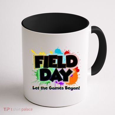 Field Day Let The Game Begin Coffee Mug back