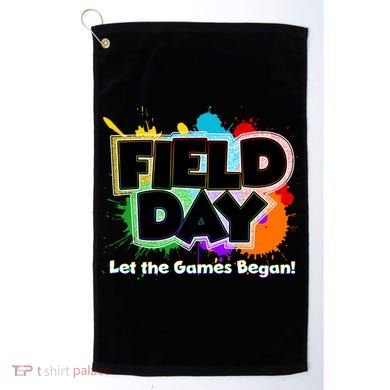 Field Day Let The Game Begin Golf Towel