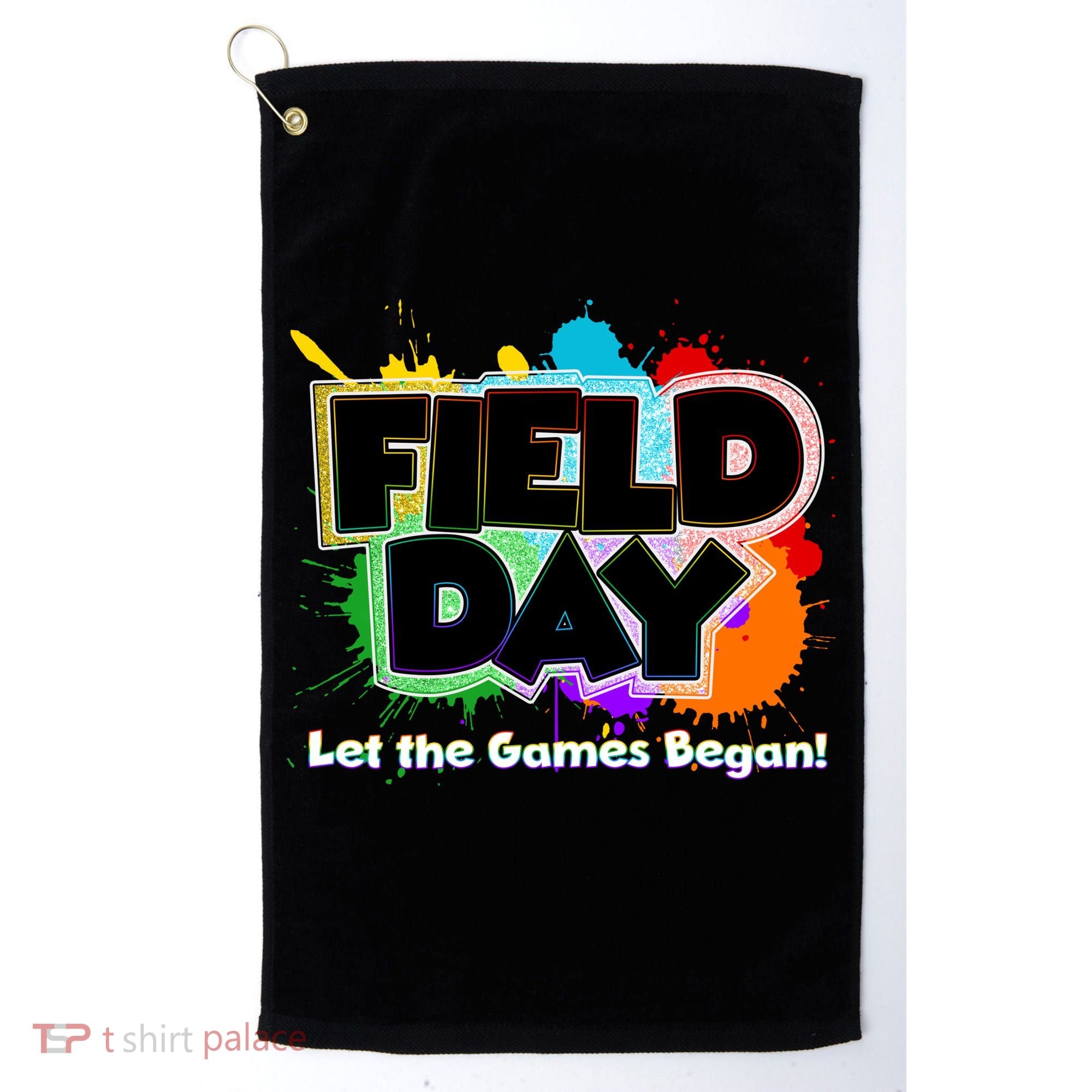 Field Day Let The Game Begin Golf Towel