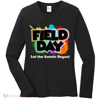 Field Day Let The Game Begin Women's Long Sleeve Shirt