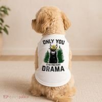 Funny Drama Llama Only You Can Prevent Drama Sarcastic Lover Doggie Tank thumb 2