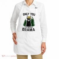 Funny Drama Llama Only You Can Prevent Drama Sarcastic Lover Apron thumb 2