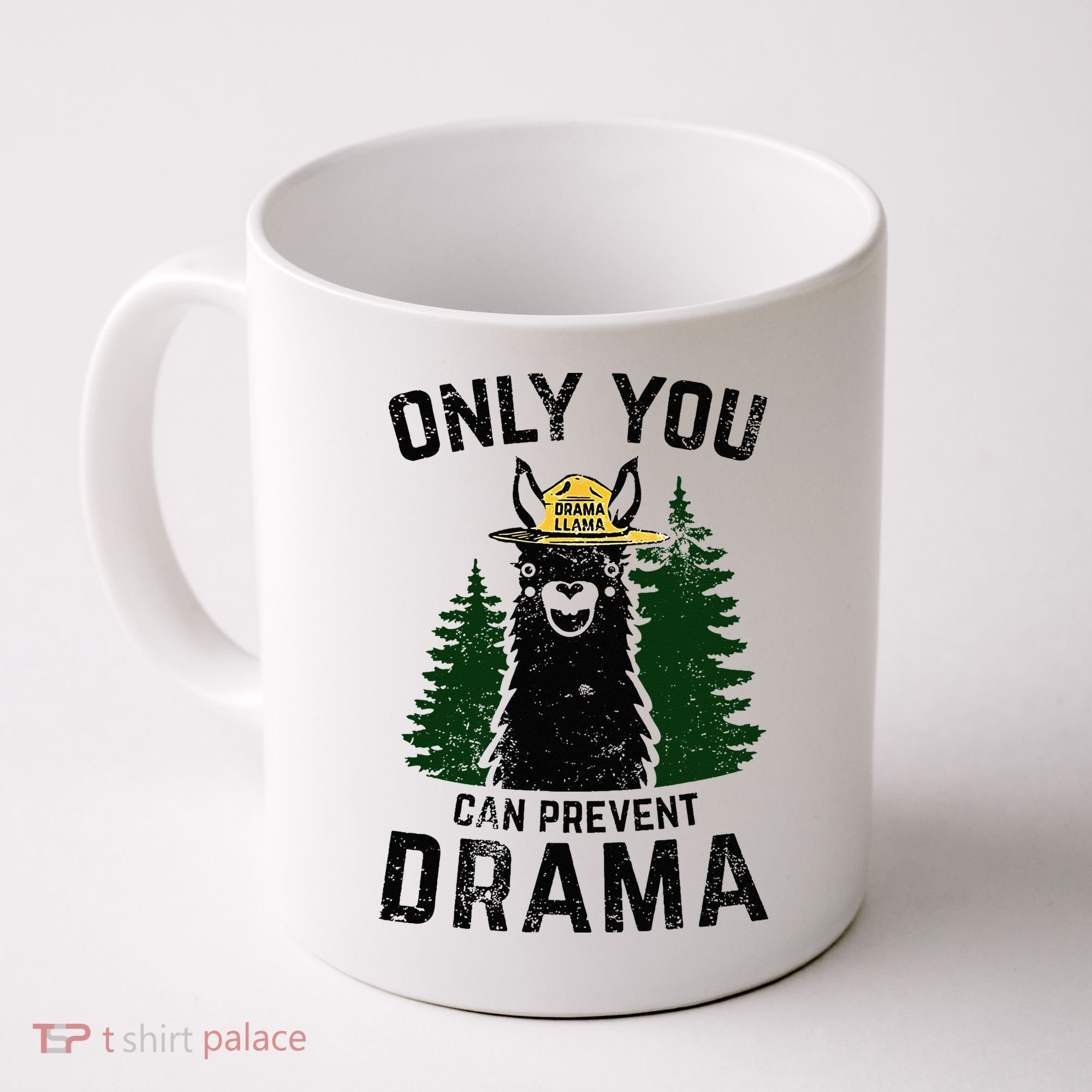 Funny Drama Llama Only You Can Prevent Drama Sarcastic Lover Coffee Mug