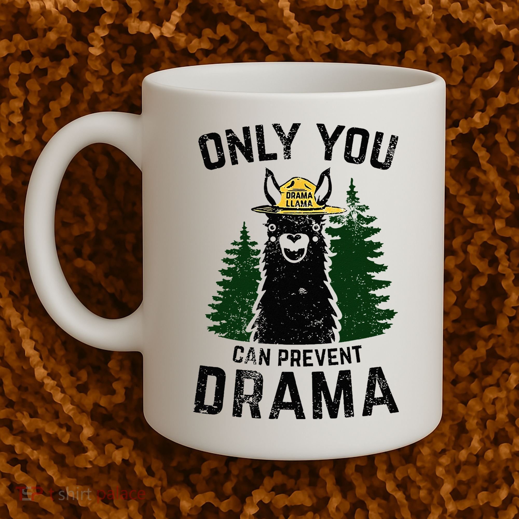 Funny Drama Llama Only You Can Prevent Drama Sarcastic Lover Coffee Mug