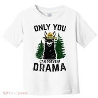 Funny Drama Llama Only You Can Prevent Drama Sarcastic Lover Toddler T-Shirt thumb 0