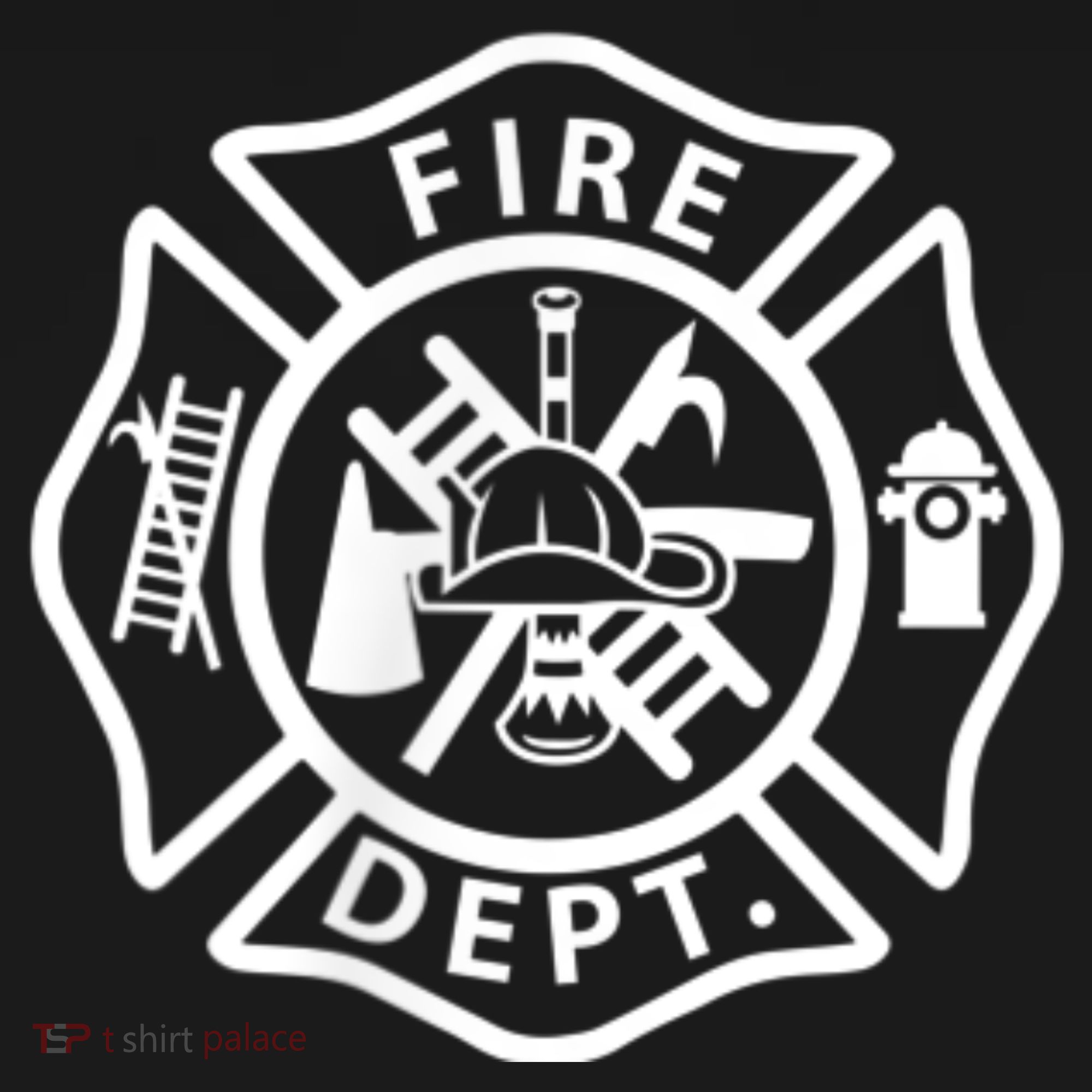 Fire Department Logo Uniform Fireman Symbol Firefighter Gear Pajama Set
