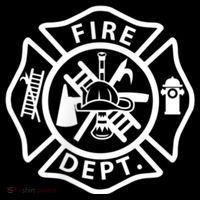 Fire Department Logo Uniform Fireman Symbol Firefighter Gear Ornament thumb 1