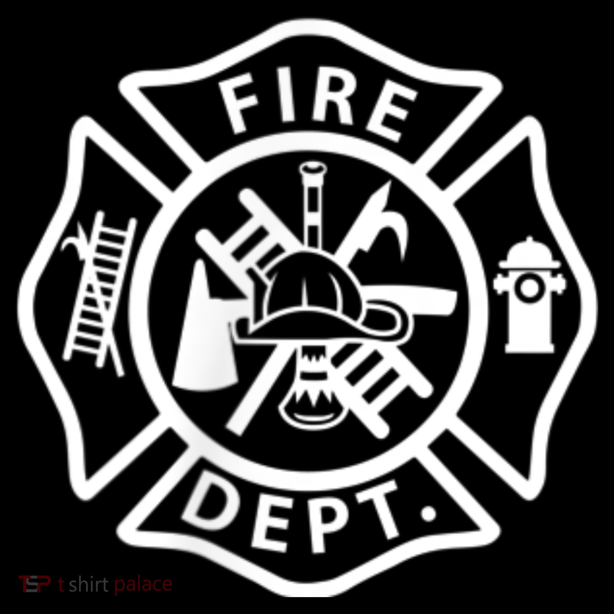 Fire Department Logo Uniform Fireman Symbol Firefighter Gear Ornament