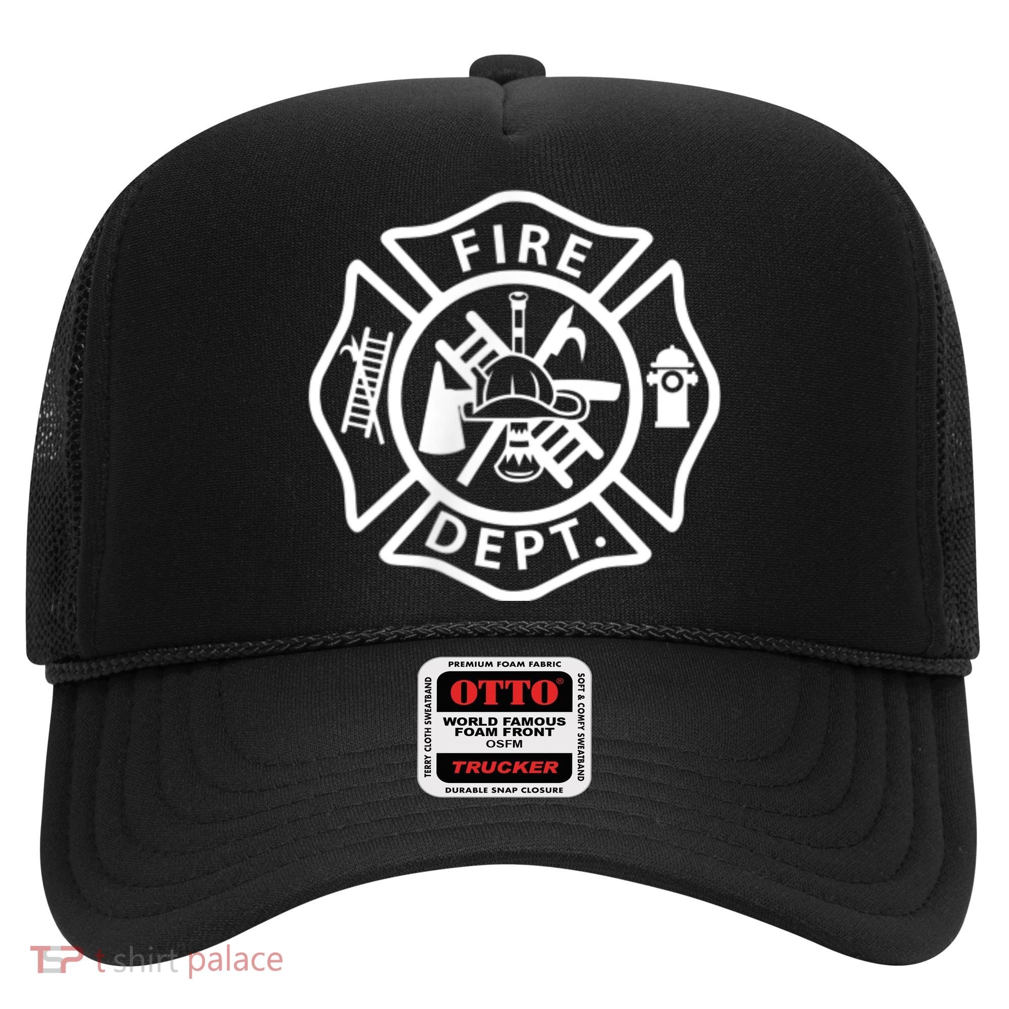Fire Department Logo Uniform Fireman Symbol Firefighter Gear Hat