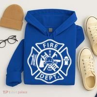 Fire Department Logo Uniform Fireman Symbol Firefighter Gear Hoodie thumb 4