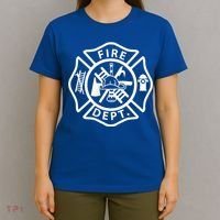 Fire Department Logo Uniform Fireman Symbol Firefighter Gear T-Shirt thumb 4