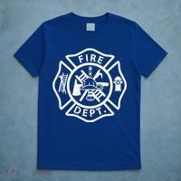 Fire Department Logo Uniform Fireman Symbol Firefighter Gear T-Shirt thumb 5