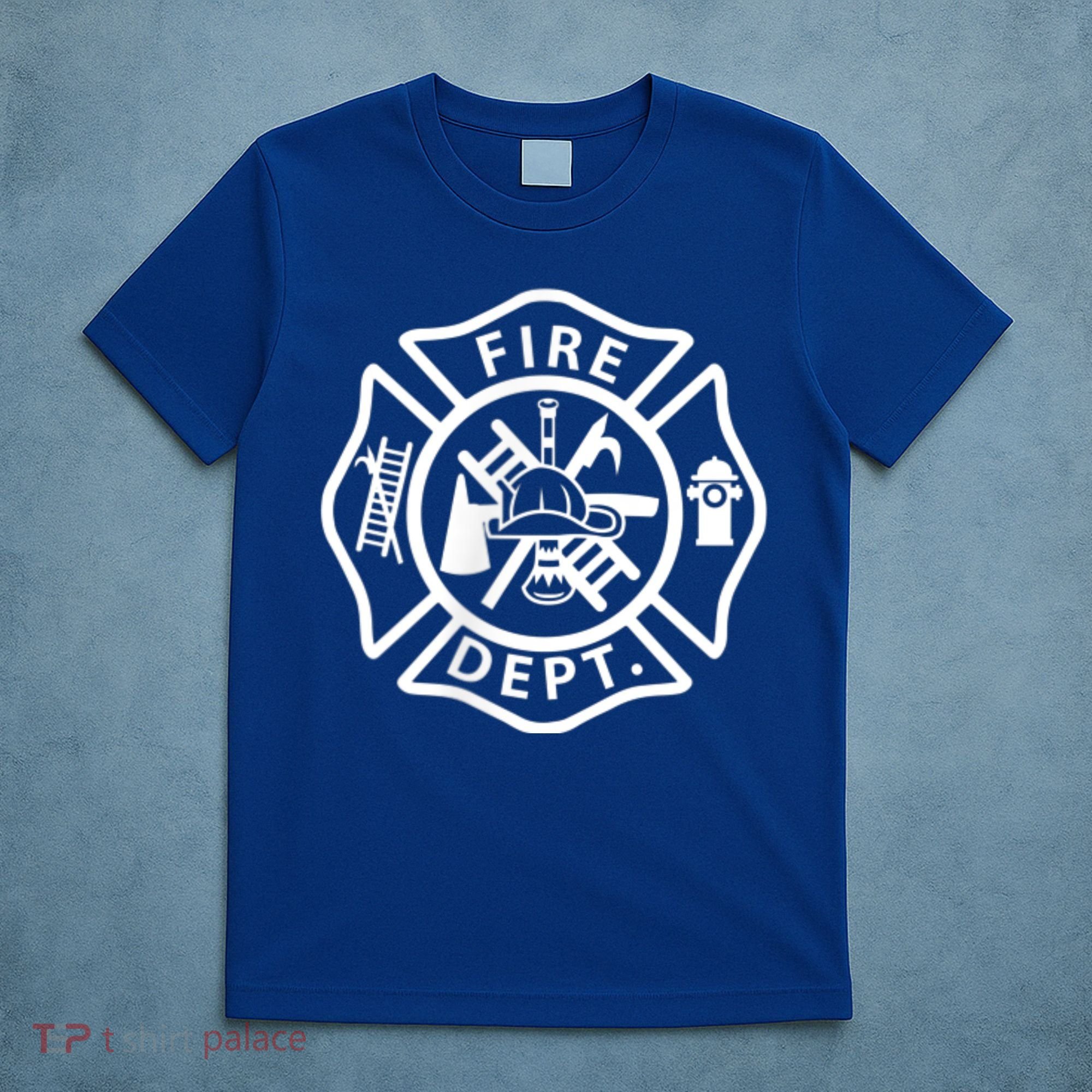 Fire Department Logo Uniform Fireman Symbol Firefighter Gear T-Shirt