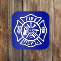 Fire Department Logo Uniform Fireman Symbol Firefighter Gear Coaster thumb 0
