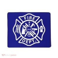 Fire Department Logo Uniform Fireman Symbol Firefighter Gear Mousepad thumb 0