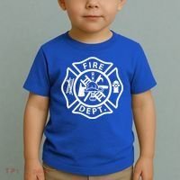 Fire Department Logo Uniform Fireman Symbol Firefighter Gear Toddler T-Shirt thumb 2