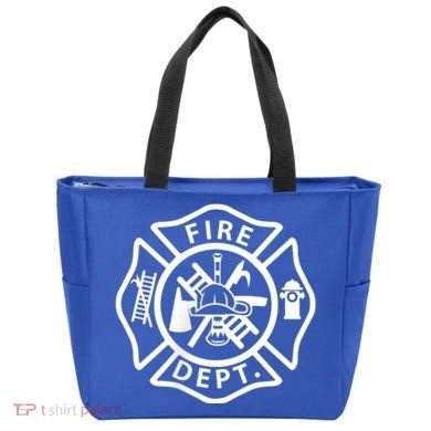 Fire Department Logo Uniform Fireman Symbol Firefighter Gear Tote Bag